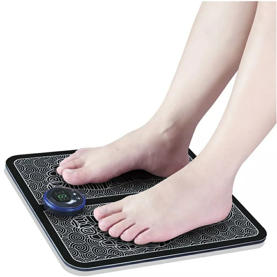 Electric EMS Foot Massager, Foldable Electric Foot Massage Mat, Acupressure Mat, Muscle Stimulation Foot Massager, Physiotherapy Foot Massager Pad, Leg Detox Spa Mat Electric EMS Foot Massager, Foldable Electric Foot Massage Mat, Acupressure Mat, Muscle Stimulation Foot Massager, Physiotherapy Foot Massager Pad, Leg Detox Spa Mat